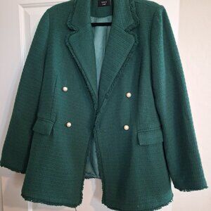 Vici Blazer in Emerald Green